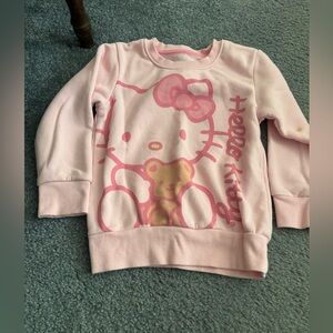 Hello Kitty Light Pink Sweatshirt with Bear Design